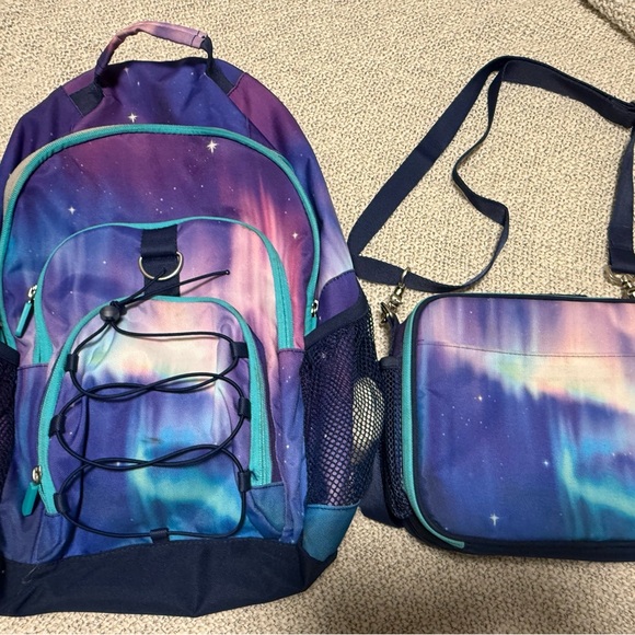 Pottery Barn Teen Cosmic Backpack and Lunch Bag Set - Picture 1 of 4